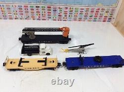 Lionel Postwar Set 1655 Steam Engine 5 Freight Cars O Gauge / 027