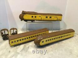 Lionel Prewar # 752w 753,754 Streamliner Passenger Set O Gauge -work