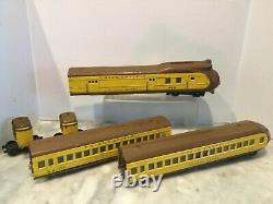 Lionel Prewar # 752w 753,754 Streamliner Passenger Set O Gauge -work