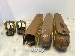 Lionel Prewar # 752w 753,754 Streamliner Passenger Set O Gauge -work