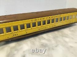 Lionel Prewar # 752w 753,754 Streamliner Passenger Set O Gauge -work