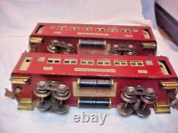 Lionel Prewar O Gauge 97e Set 251e Locomotive 3 605 Coach Cars 1 606 Observatio