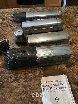 Lionel Prewar O Gauge Flying Yankee Transformer Track Set