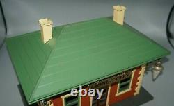 Lionel Prewar O-gauge 124 Lionel City Illuminated Waiting Room Station