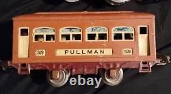 Lionel Prewar O-gauge 252 Locomotive With (2)529 Pullman & 530 Observation Car