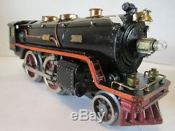 Lionel Prewar Standard Gauge 390E Steam Locomotive with 390T Tender WITH O. B