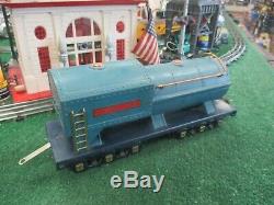 Lionel Prewar Standard Gauge 400e Blue Comet Loco & Passenger Car Set 420/21/22