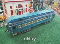 Lionel Prewar Standard Gauge 400e Blue Comet Loco & Passenger Car Set 420/21/22