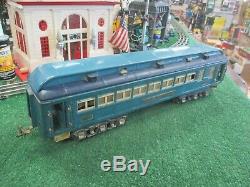 Lionel Prewar Standard Gauge 400e Blue Comet Loco & Passenger Car Set 420/21/22