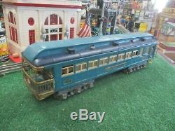 Lionel Prewar Standard Gauge 400e Blue Comet Loco & Passenger Car Set 420/21/22