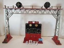 Lionel Prewar Standard Gauge 440n Signal Bridge With 440c Panel Board