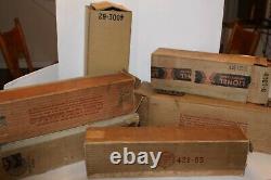 Lionel Prewar Standard Gauge Blue Comet 400E and matching cars with boxes