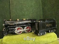 Lionel Prewar Standard Gauge Loco No 384-E Locomotive & 384-T Tender Running