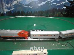 Lionel Santa Fe, Complete O27 / O42 Gauge Diesel Passenger Train Set