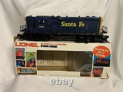 Lionel Santa Fe Gp-7 Diesel Engine 6-8263! For O Gauge Train Blue Yellow Atsf