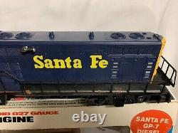 Lionel Santa Fe Gp-7 Diesel Engine 6-8263! For O Gauge Train Blue Yellow Atsf