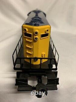 Lionel Santa Fe Gp-7 Diesel Engine 6-8263! For O Gauge Train Blue Yellow Atsf