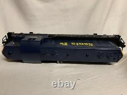 Lionel Santa Fe Gp-7 Diesel Engine 6-8263! For O Gauge Train Blue Yellow Atsf