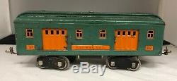 Lionel Standard Gauge # 10E Engine And Passenger Set Cars 332, 339 & 341