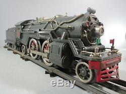 Lionel Standard Gauge #385E Steam Locomotive & Tender with Sound IN GUN METAL