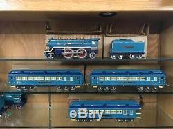 Lionel Standard Gauge 390E Blue Comet Set OB from 1930 LN