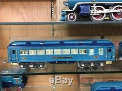 Lionel Standard Gauge 390E Blue Comet Set OB from 1930 LN