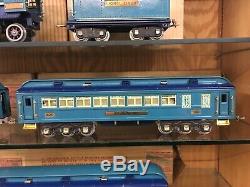 Lionel Standard Gauge 390E Blue Comet Set OB from 1930 LN