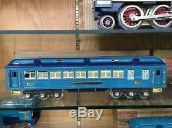 Lionel Standard Gauge 390E Blue Comet Set OB from 1930 LN