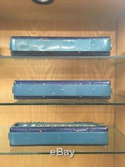 Lionel Standard Gauge 400E Blue Comet Set 1932 Well Used