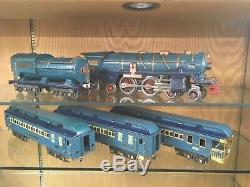 Lionel Standard Gauge 400E Blue Comet Set 1932 Well Used