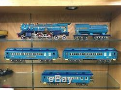 Lionel Standard Gauge 400E Blue Comet Set c. 1931 Ex+