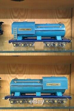 Lionel Standard Gauge 400E Blue Comet Set c. 1931 Ex+