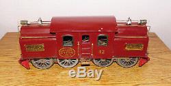 Lionel Standard Gauge #42 Pre War Locomotive original red. Very Rare