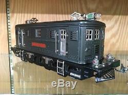 Lionel Standard Gauge 9E Gunmetal Gray Loco & 309, 310, 312 2-Tone Green Cars OB