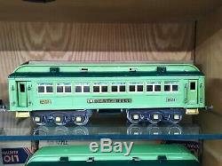 Lionel Standard Gauge 9E Stephen Girard Set with 424, 425, 426 Cars and OB