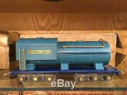 Lionel Standard Gauge Blue Comet Set with 400E Loco, 400T, 420 / 421 / 422 Cars OB