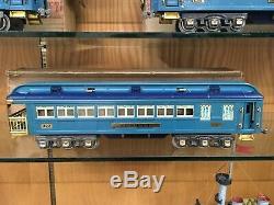 Lionel Standard Gauge Blue Comet Set with 400E Loco, 400T, 420 / 421 / 422 Cars OB