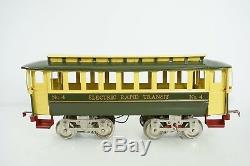 Lionel Standard Gauge No. 4 Cream & Green Trolley James Cohen Reproduction