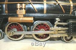 Lionel Standard Gauge Prewar #400E Black Locomotive with Brass Trim