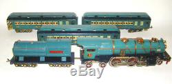 Lionel Std Gauge Blue Comet Set with 400E, Engine, 420 421 422 Pass. (DAKOTApaul)