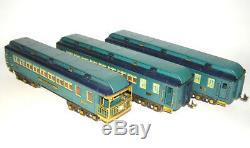 Lionel Std Gauge Blue Comet Set with 400E, Engine, 420 421 422 Pass. (DAKOTApaul)