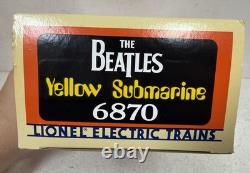 Lionel The Beatles Yellow Submarine 6870 O Gauge Model Train Yellow Black 427
