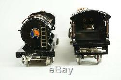 Lionel Tinplate Standard Gauge 400E Black with Brass Steam Engine & Tender 11-1024