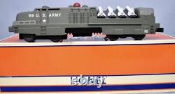 Lionel Tmcc Us Army Missile Launcher #99 Engine Locomotive 6-28411 O Gauge Train