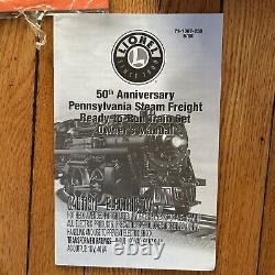 Lionel Train Set O-Gauge 50th Anniversary Pennsylvania Steam Freight 7-11087