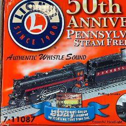 Lionel Train Set O-Gauge 50th Anniversary Pennsylvania Steam Freight 7-11087