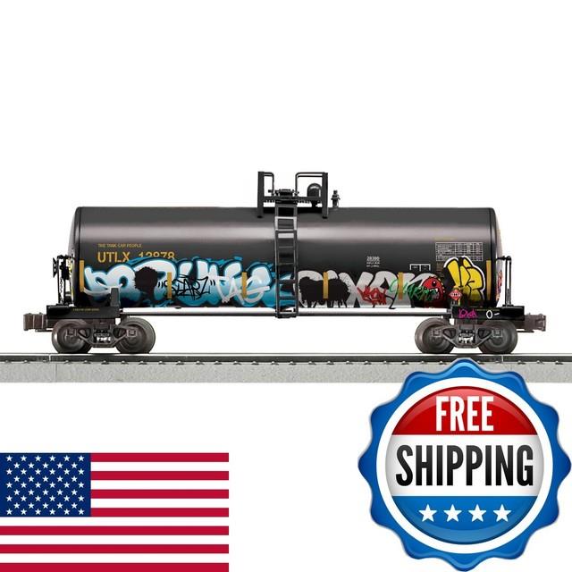 Lionel Utlx Graffiti Unibody O Gauge Model Train Tankcar 2428380