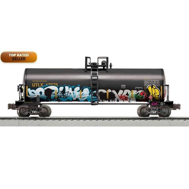 Lionel Utlx Graffiti Unibody O Gauge Model Train Tankcar 2428380