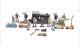 Lionel United States Army O Gauge Locomotive With Other Metal Cars And Figurines