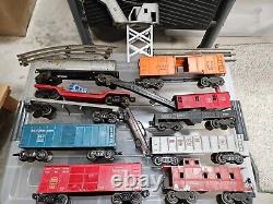 Lionel and Marx o gauge trains collection, 3 engines with tender + 10 cars